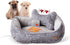 K&H Pet Products Mother's Heartbeat Heated Dog Bed with Bone Pillow, Gray 13 X 16 Inches, Puppy Essential
