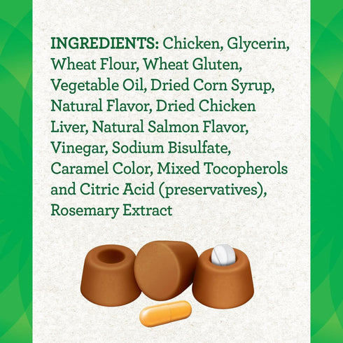 Greenies Pill Pockets, Salmon Treats for Cat, 45 oz, 1 pk