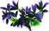 AQUA KT Purple Aquarium Landscape Simulation Artificial Plant, Plastic Fish Tank Decoration, Aquatic Water Plant