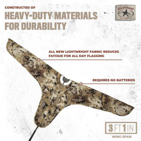 Rig'Em Right Waterfowl Hypnotizer Goose Flag for Bird Hunting
