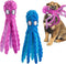 Alphatool Squeaky Dog Toys, Octopus for Aggressive Chewers, Tough No Stuffing Plush for Large Dogs (2pcs)