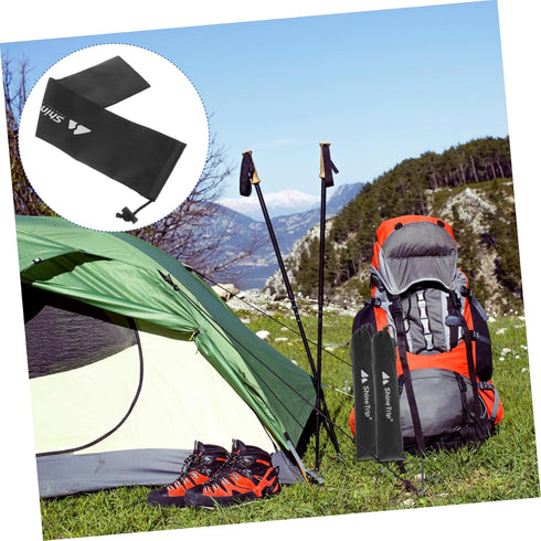 Toddmomy Hiking Gear Storage Tote, Camping Backpack Storage Bag Pouch for Hiking Poles, Travel Case