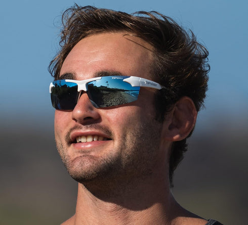 Track Sport Men & Women Sunglasses, Ideal for Baseball, Golf, Running, and Tennis