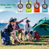 Swakuta 16 Backpacking Pcs Orienteering Compass Acrylic Hiking Compass with Rope for Navigation Map Reading Survival