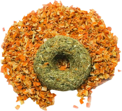 Grandpa's Best Whisker Nibblers Pumpkin Carrot Treats for Small Animals, Rabbits, and Guinea Pigs