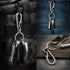 Heavy Duty Titanium Carabiner Clip Hook EDC Keychain - Anti-Lost Quick Release Key Chain for Keys