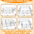 2 8Sq (12 FHTONGE Large Guinea Pig Cage Habitat with Pcs Waterproof Bedding, Ft Guinea Pig Playpen with Mat, Metal