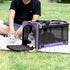 Ventilated Softside Pet Carrier for Yorkie Dog Travel, Tiny Dog Crate for Teacup Poodle, Purple