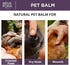 BenePura Dog Paw Balm 1.35 Fl. Oz, Natural Lick Safe Unscented Balm for Dogs and Cats