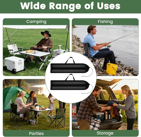 Aphrordity 2 39.4 11.8" Pcs Folding Chair Bag, X Heavy Duty Camping Folding Chair Replacement Bag for Standard Size