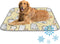 imiBBWQu Cooling Pad Cute Cats Clouds Yellow Pet Mat Cooling Washable Pet Pads