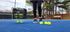 (45 pack Tourna Pressureless Tennis Balls with Vinyl Tote of balls)