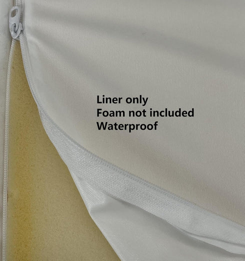 Waterproof Dog Bed Liner with Zipper, Replacement Liner Only, 44 x 32 Inch