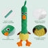 Nocciola 2 in 1 Duck Dog Toy with Large Rubber Squeaker, Durable Stuffed Chew Toys for Aggressive Chewers