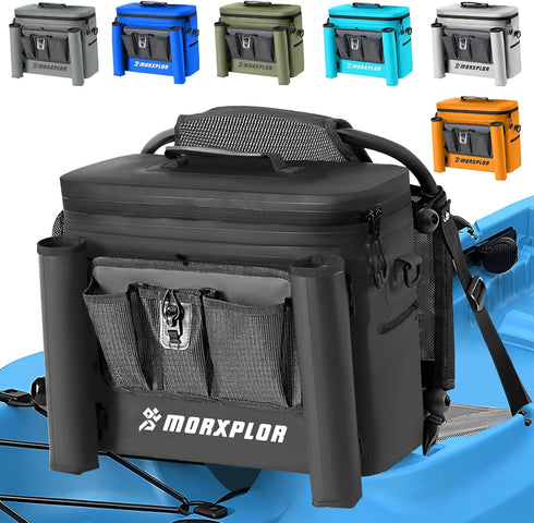 Kayak Cooler - Waterproof Seat Back Cooler for Kayaking, Beach, and Camping with Portable Ice Chest