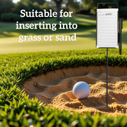 CTYYPYUYU Set- Signs6 Pack Golf Metal Proximity Marker, Closest to the Pin Marker Includes Golf Course Fairway Distance