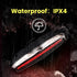 Smart Bicycle Brake Tail Light with Vibration Sensing, Wireless Remote Turn Signals, USB-C Rechargeable Rear Lights