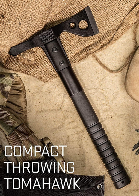 SOG FastHawk, Lighter, Faster Throwing Hatchet, Tactical Axe for Camping and Competition Throwing