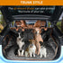 2-in-1 IVY&LANE Dog Car Seat Cover for Back Seat,Conversible Waterproof Front Seat Cover,Heavy-Duty & Scratchproof Car