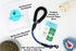 Short Training Leash for Dogs, 18” Rock Climbing Rope with Swivel Metal Snap-Bolt for Walking