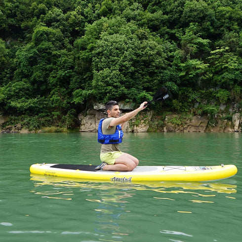 Kayak Paddle 4 Pieces, Lightweight Aluminum Shaft and PP Blade, 90.5inch/230cm Floating Oars