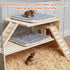 Xelsluthe 13 10 Inch Guinea Pig Bedding Washable, Rabbit Bunny Bed Mat Guinea Pig Pee Pads Bedding Soft Rabbit Beddings