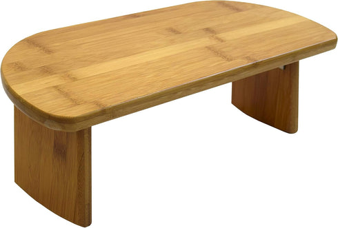 Bean Products Bamboo Foldable Meditation Bench Supportive and Portable Folding Kneeling Stool