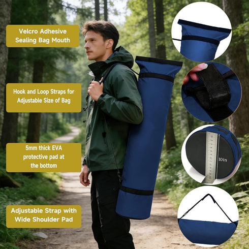 MtuxuYR 2 Replacement,600D (2Pack, Extra Large Size for Camping Chairs Bag Oxford Fabric with EVA padded Bottom,Handle
