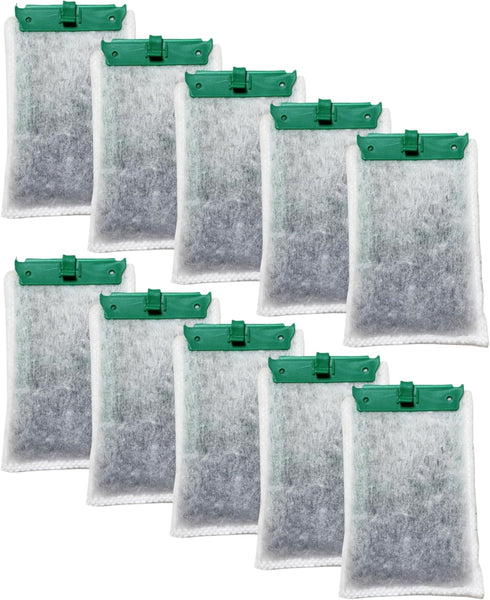 10 Pack Medium Replacement Filter Cartridges for Tetra Whisper Bio-Bag Filters, Compatible with Aquariums