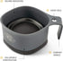 UCO Plastic Collapsible Cup, 12 Ounces, for Camping, Backpacking, and Hiking, Grey