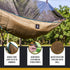 OneTigris Full Length Lightweight Hideout Hammock Underquilt for 4 Season Camping, Hiking, Travel