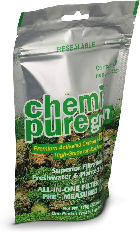 Chemi-Pure Green Nano 5 Pack Aquarium Filtration by CPGNnano5