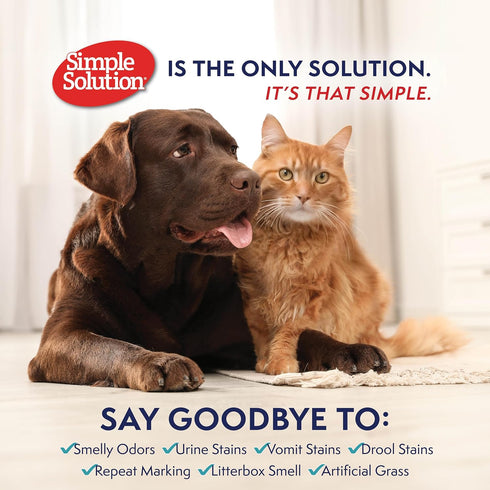 Simple Solution Extreme Pet Stain and Odor Remover, 32 Ounces, Enzymatic Cleaner with 3X Pro-Bacteria Power