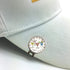 Golf Ball Markers with Hat Clips for Men Women, Removable Crystal Golf Ball Marker with Magnetic Clip