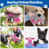 loncoldy Plush Chew Toys for Large Dogs, Tough Crinkle Stuffed Animal Squeaky Interactive Toys for Small Medium Large