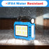 TANSOREN 4 Pack Lantern Camping Essentials, Solar Lights, LED Flashlight for Emergency, Rechargeable Tent Lights