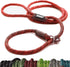 Friends Forever Premium Quality Dog Rope Leash, 6FT Reflective, Thick Heavy Duty, No Pull, Red