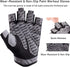 LJCUTE Workout Gloves for Men & Women, Fingerless Breathable & Full Palm Protection Gym Exercise Gloves for Weight