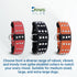 Genuine Leather Studded Dog Collar | Brazier Rivet | 2” Wide, Heavy Duty, Cushion Padding for Medium, Large, XL