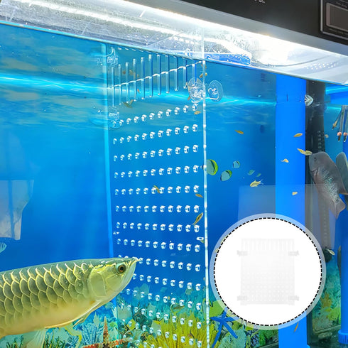 1pc Acrylic Fish Tank Divider Board with Suction Cup, Large Aquarium Divider for Mixed Breeding
