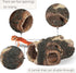 Aquarium Wood Fish Tank Decorations, Resin Fake Logs for Reptile Hide and Fish Cave, Suitable for 20 Gallon Tank