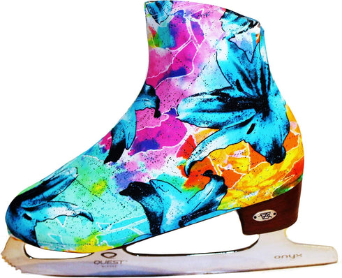 Ice Fire 1 Pair Skate Boot Covers, Durable Protector for Ice/Figure/Roller Skate, Universal Size, Skating Accessory