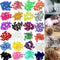 VICTHY 140pcs Cat Nail Caps, 14 Colors Cat Claw Covers with Adhesives and Applicators (Small)