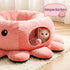 20 Cat Tunnel Bed with Cat Toys, Collapsible Play Tunnel for Indoor Cats, Kitten Toys for Indoor Kittens, Octopus