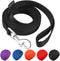 AMAGOOD 6 FT Puppy/Dog Leashes, Strong Traditional Style Leash with Easy Collar Hook, Black, 5/8" x 6 Feet