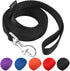 AMAGOOD 6 FT Puppy/Dog Leashes, Strong Traditional Style Leash with Easy Collar Hook, Black, 5/8" x 6 Feet
