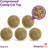 SmartyKat Catnip Toy, Compressed Catnip Ball for Indoor Cats & Kittens, Encourages Play, 5-Pack