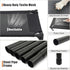 Elevated Dog Bed for Large Dogs, Heavy Duty Cot, Fits Up to 150 LBs, Washable Mesh, Black
