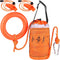 Water Rescue Throw Bag with 70ft Rope and 2 Emergency Whistles for Kayaking, Boating, Fishing