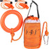 Water Rescue Throw Bag with 70ft Rope and 2 Emergency Whistles for Kayaking, Boating, Fishing